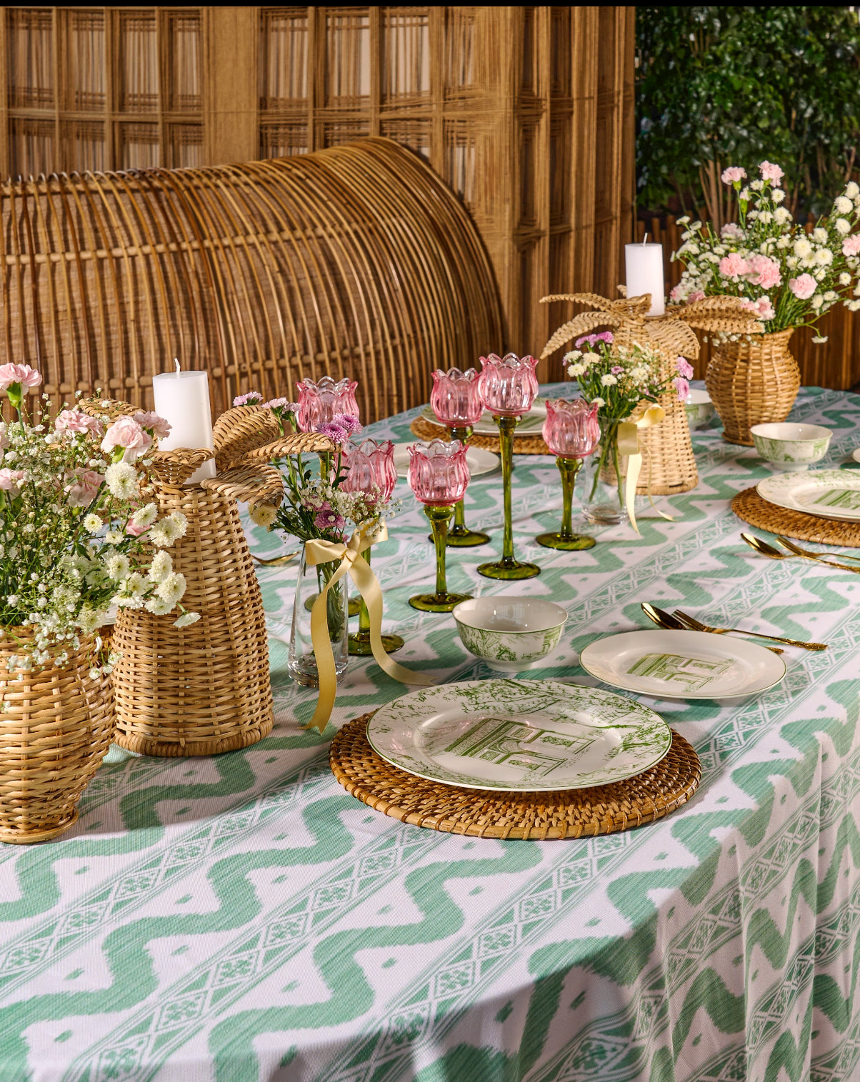 Jardin de paris starter plate (set of 6)