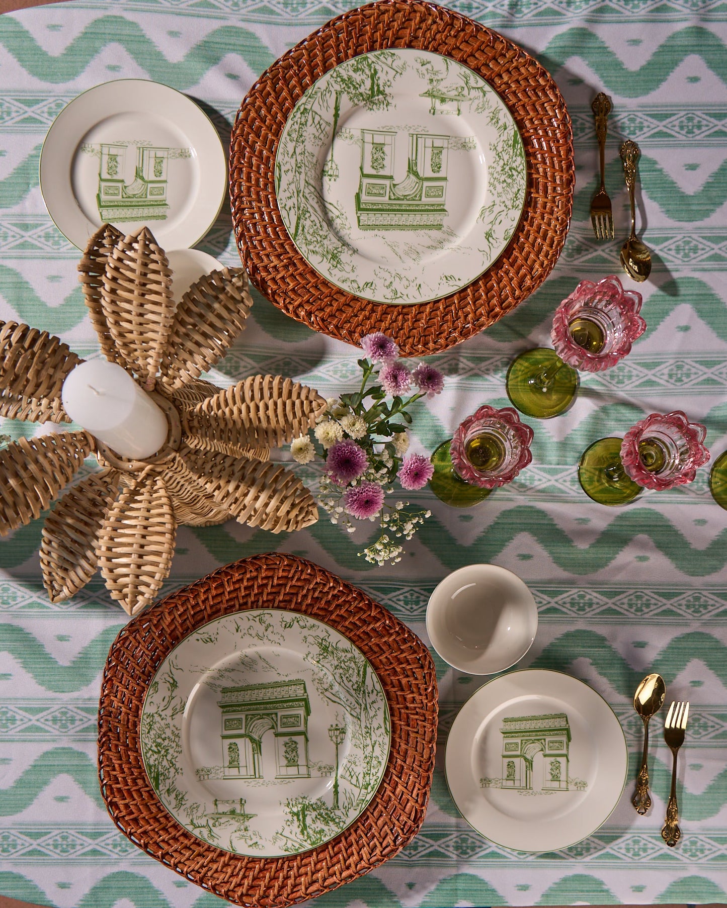 Jardin de Paris tablecloth