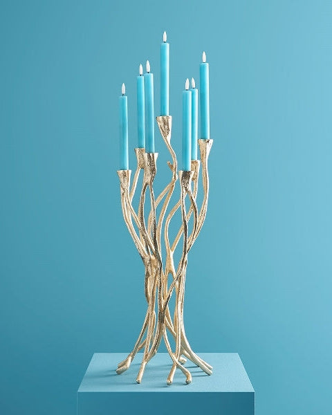 Rising roots candle holder
