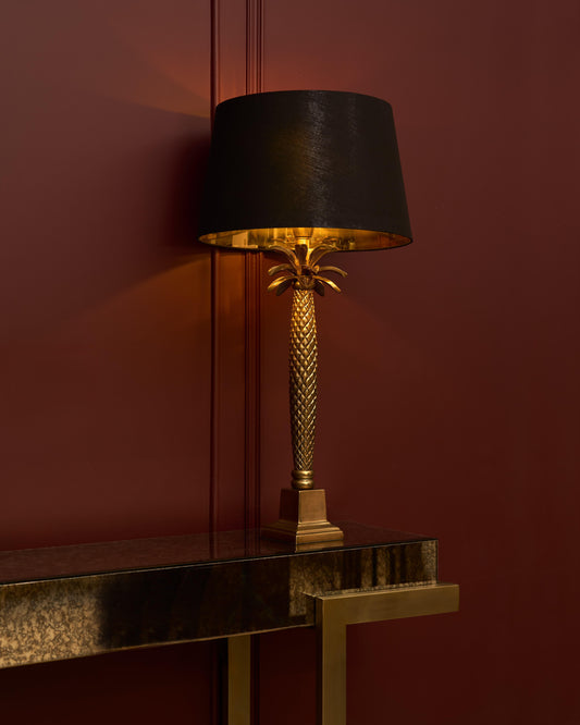 Golden Palms Table Lamp