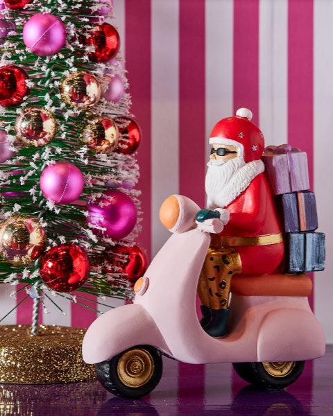 Santa la Vespa figurine
