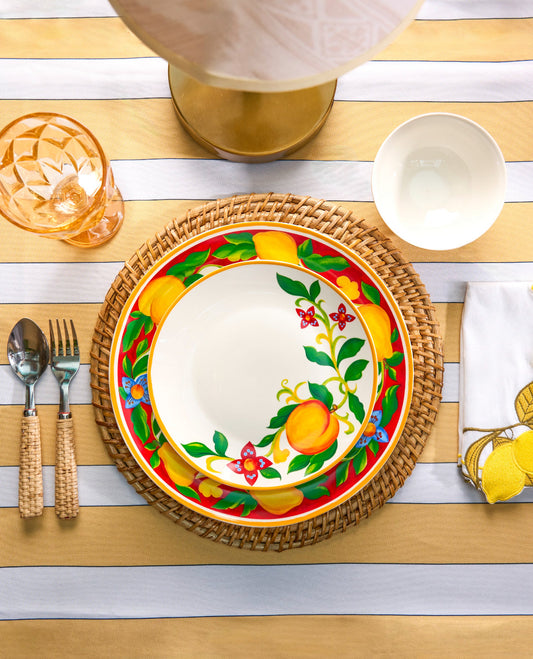 Tuscan sunset dinner set (set of 6)