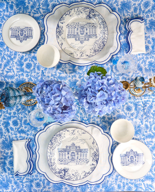 Roma azzura dinner set (set of 6)