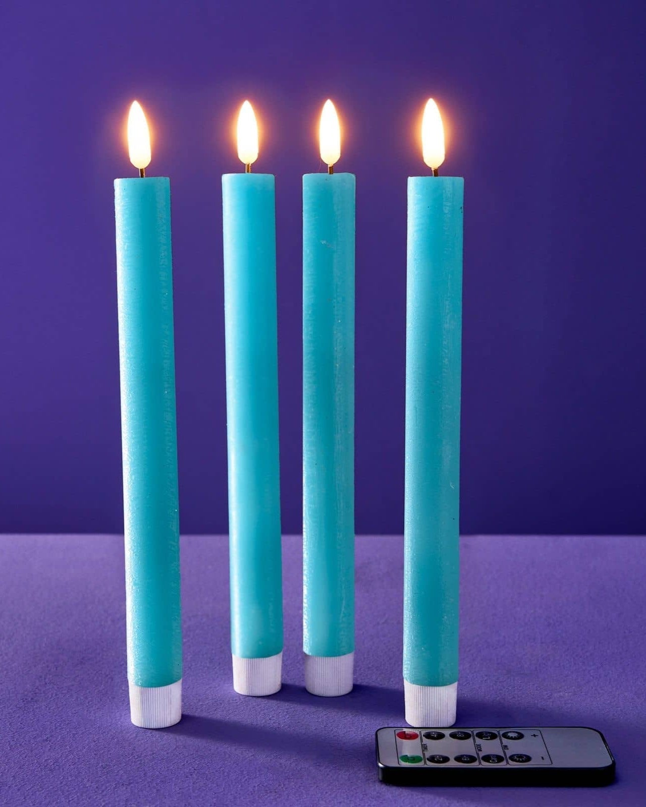 LED taper candle, blue