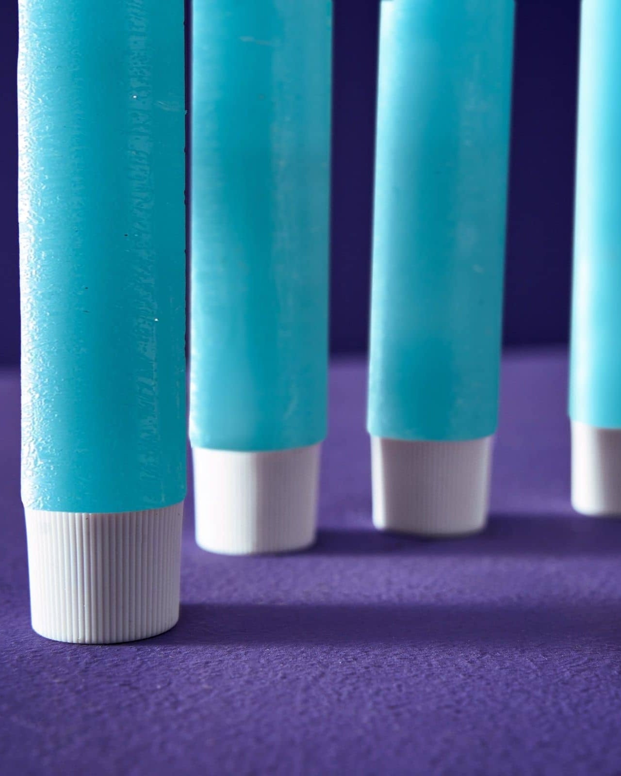 LED taper candle, blue