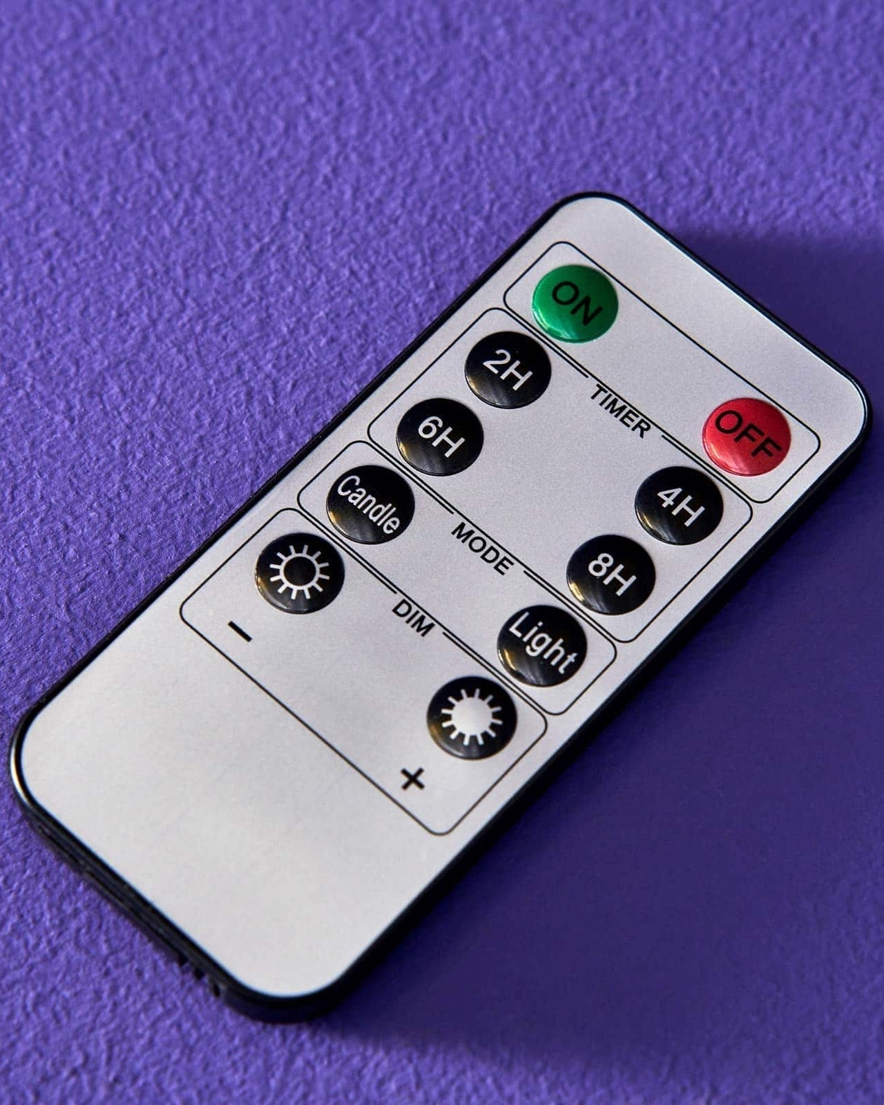 LED taper candle, pink