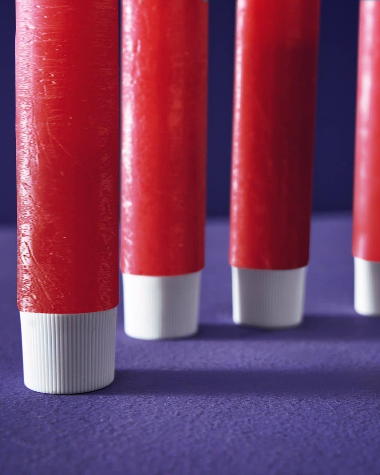 LED taper candle, red