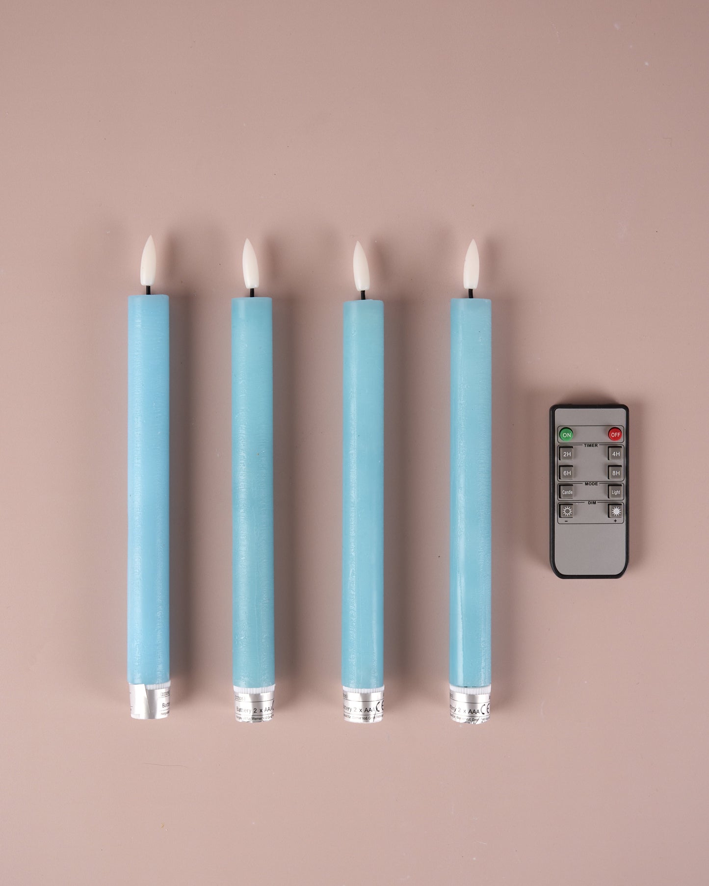 LED taper candle, blue