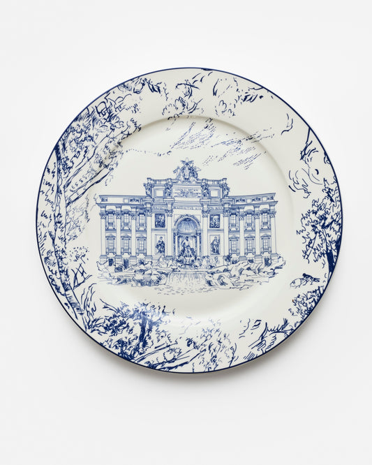 Roma azzura dinner plate (set of 6)