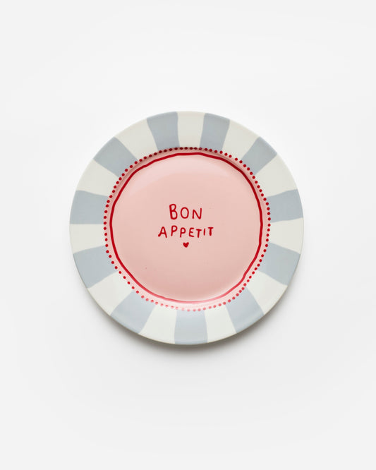 Bon appetit dessert plate (set of 4)