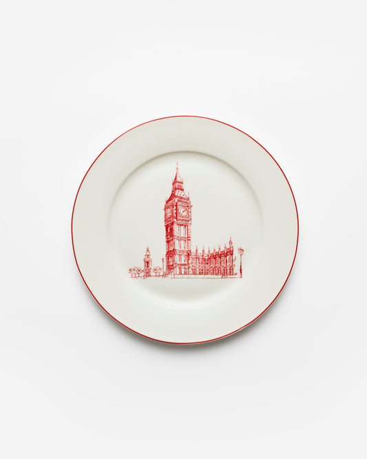 Crimson city starter plate (set of 6)